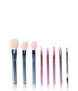 BH Cosmetics 8 Piece Face & Eye Brush Set with Wrap Pinselset