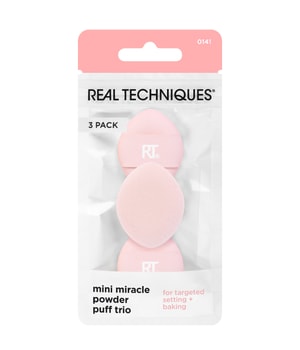 Real Techniques Mini Miracle Powder Puff Trio Make-Up Schwamm 1 Stk 079625441017 base-shot_at