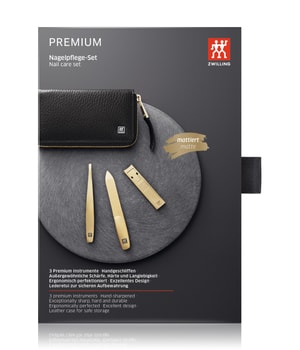 Zwilling Premium Maniküre Set 3tlg. mit Kompakt-Nagelknipser Maniküre-Set 1 Stk 4009839493522 pack-shot_at