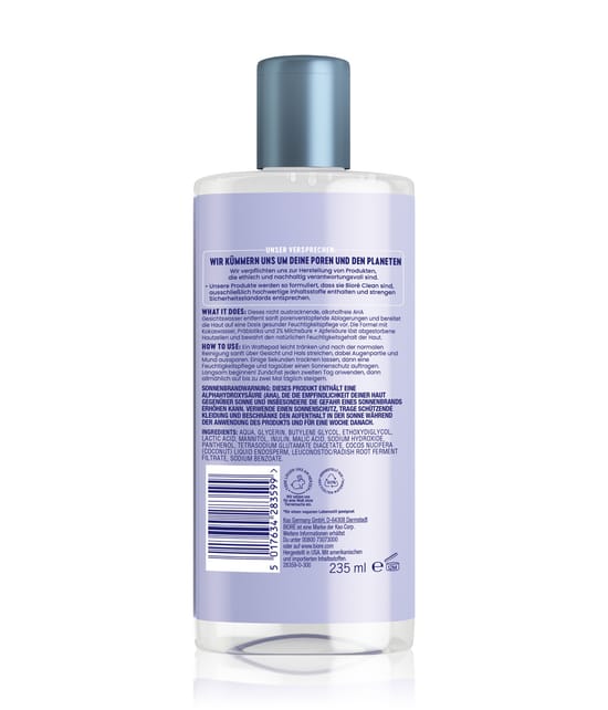 Bioré Hydrate&Glow Gesichtswasser 235 ml 5017634283599 pack-shot_at