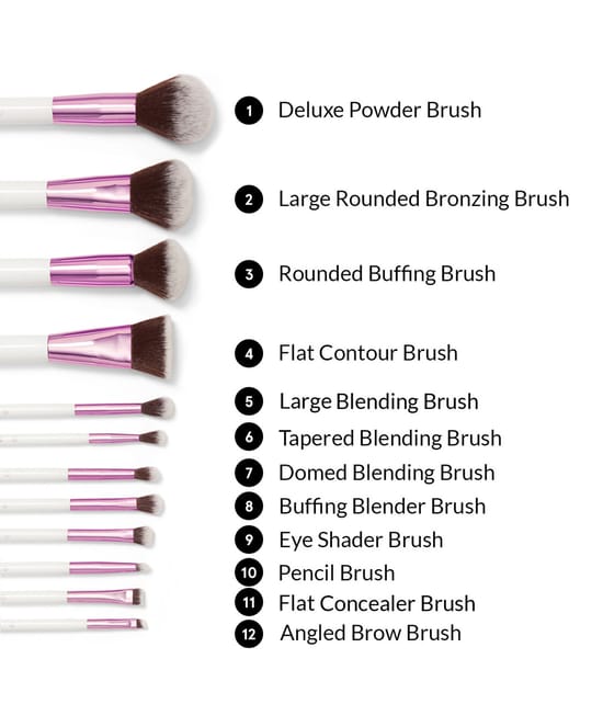 BH Cosmetics 12 Piece Brush Set Pinselset 1 Stk 849953009032 visual3-shot_at