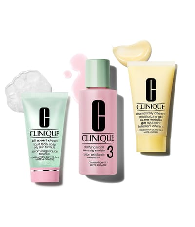CLINIQUE All About Clean 3 Step Skin 3 Mini Kits Gesichtspflegeset ...