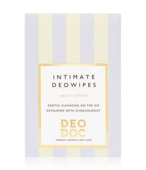 DeoDoc Intimate deowipes Violet Cotton Intimpflegetücher 10 pcs für Frauen