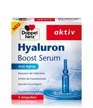 Doppelherz aktiv Hyaluron Boost Serum, Anti-Aging Nahrungsergänzungsmittel 5 pcs unisex