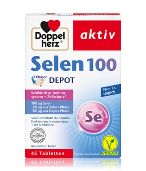 Doppelherz aktiv Selen 100 2-Phasen Depot Nahrungsergänzungsmittel 45 pcs unisex