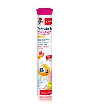 Doppelherz aktiv Vitamin B12, Brausetabletten Nahrungsergänzungsmittel 15 pcs unisex