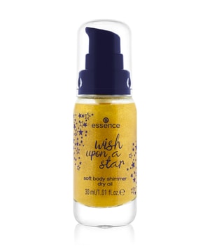essence wish upon a star soft body shimmer dry oil Körperöl 30 ml für Frauen, Farbe: Gold