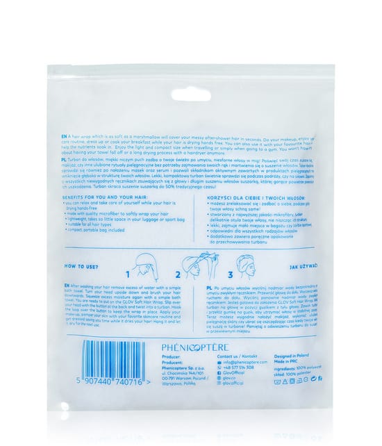 GLOV Hair Wrap Handtuch 1 Stk 5907440740716 pack-shot_at