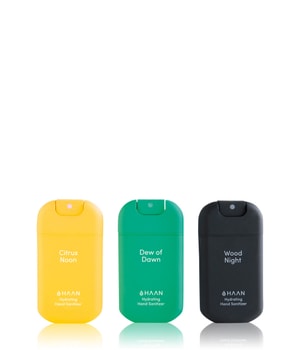 Haan Pocket Dew of Dawn, Citrus Noon, Wood Night Händedesinfektionsmittel 3 pcs unisex