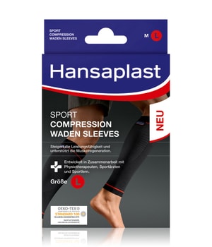 Hansaplast Sport Compression Wear Waden Sleeves Gr. L Kompressionsbekleidung 2 pcs unisex