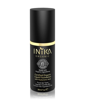 Inika Organic Certified Organic Liquid Foundation Mineral Make-up 30 ml für Frauen, Farbe: Honey