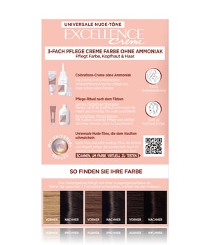 L'Oréal Paris Excellence Crème Nudes Haarfarbe 1 Stk 3600524000042 pack-shot_at