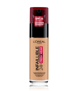 L'Oréal Paris Infaillible 24H Fresh Wear Flüssige Foundation 30 ml für Frauen, Farbe: Nr. 250 - Radiant Sun