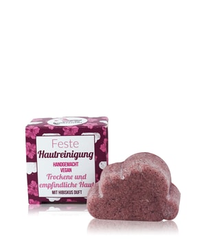 Lamazuna Feste Gesichtsreinigung Hibiskus Duft Gesichtsseife 25 g für Frauen
