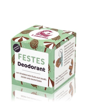 Lamazuna Festes Deodorant mit ätherischen Ölen aus Salbei, Zeder und Ravintsara Deodorant Stick 30 g unisex