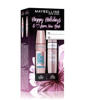 Maybelline Lash Sensational Waterproof Augen Make-up Set 1 pcs für Frauen, Farbe: Schwarz, Pink