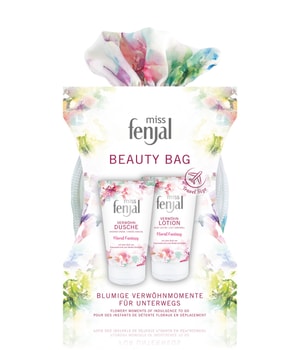 miss fenjal Geschenkset Floral Fantasy Lotion + Beauty Bag Körperpflegeset 1 pcs für Frauen, Farbe: Grün