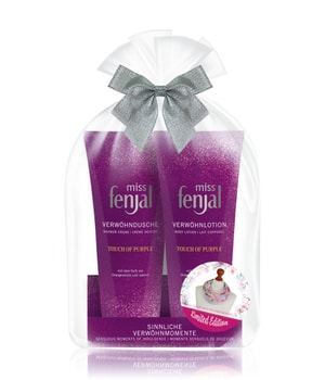 miss fenjal Geschenkset Touch of Purple Dusche + Lotion + Schal Körperpflegeset 1 pcs für Frauen