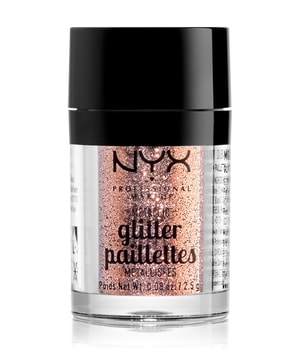 NYX Professional Makeup Glitter Paillettes Metallic Glitzer 2.5 g für Frauen, Farbe: Nr. 04 - Goldstone