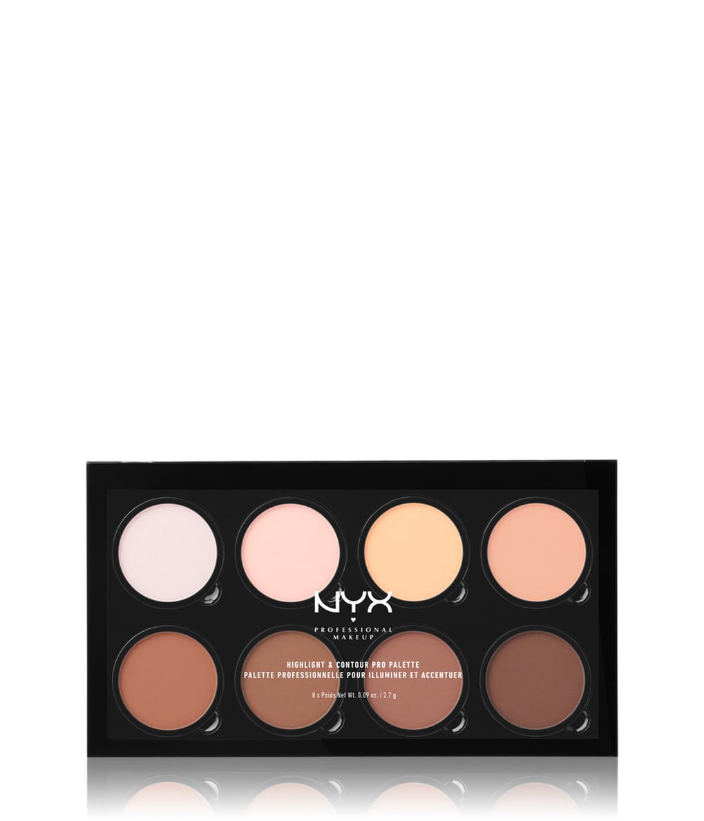 NYX Professional Makeup Highlight & Contour Contouring Palette 21.6 g 800897836245 base-shot_at