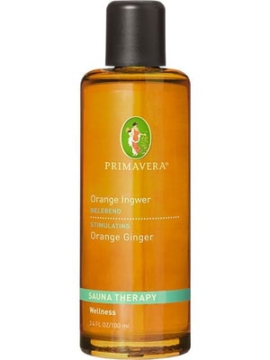 Primavera Aroma Sauna Orange Ingwer Bio Saunaaufguss 100 ml für Frauen