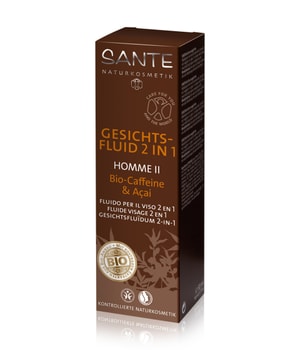 Sante Bio-Caffeine & Acai 2in1 Gesichtsfluid 50 ml für Männer