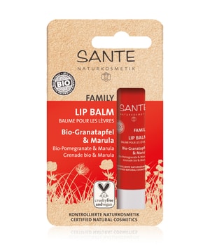 Sante Family Bio-Granatapfel & Marula Lippenbalsam 4.5 g für Frauen, Farbe: Transparent