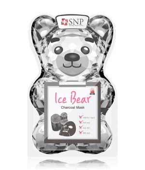SNP Ice Bear Charcoal Mask Tuchmaske 1 pcs unisex