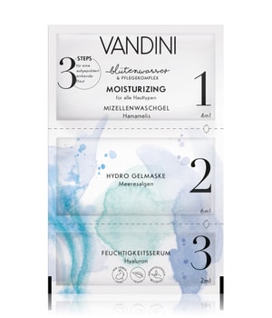 Vandini Blütenwasser Moisturizing Gesichtsmaske 12 ml für Frauen