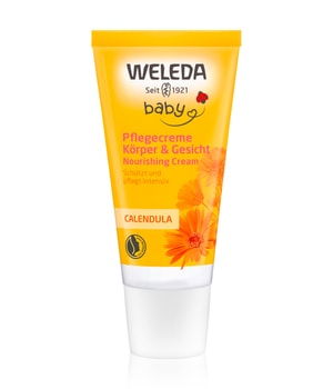 Weleda Baby Calendula Pflegecreme Babykörpercreme 30 ml unisex, Farbe: Gelb