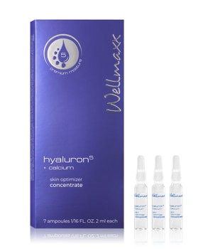 Wellmaxx hyaluron⁵ + calcium skin optimizer concentrate Ampullen 14 ml unisex