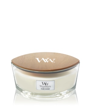 WoodWick Island Coconut Ellipse Duftkerze 454 g für Frauen