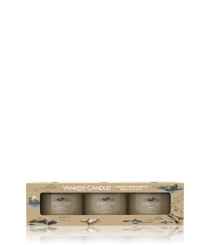 Yankee Candle Amber & Sandalwood 3er Pack Filled Votive Duftkerze 37 g unisex