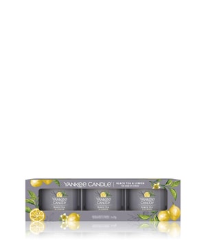 Yankee Candle Black Tea & Lemon 3er Pack Filled Votive Duftkerze 37 g unisex