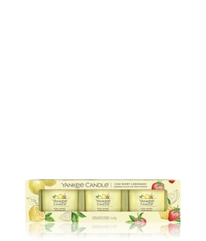 Yankee Candle Iced Berry Lemonade 3er Pack Filled Votive Duftkerze 37 g unisex