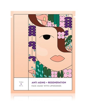 YOU & OIL Face Masks Anti Aging+Regeneration With Liposomes Tuchmaske 1 pcs unisex