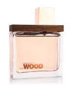 Der Flakon vom Dsquared2 Parfum Klassiker She Wood Flakon des Dsquared2 Parfum She Wood